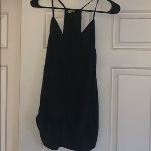 Black tank top